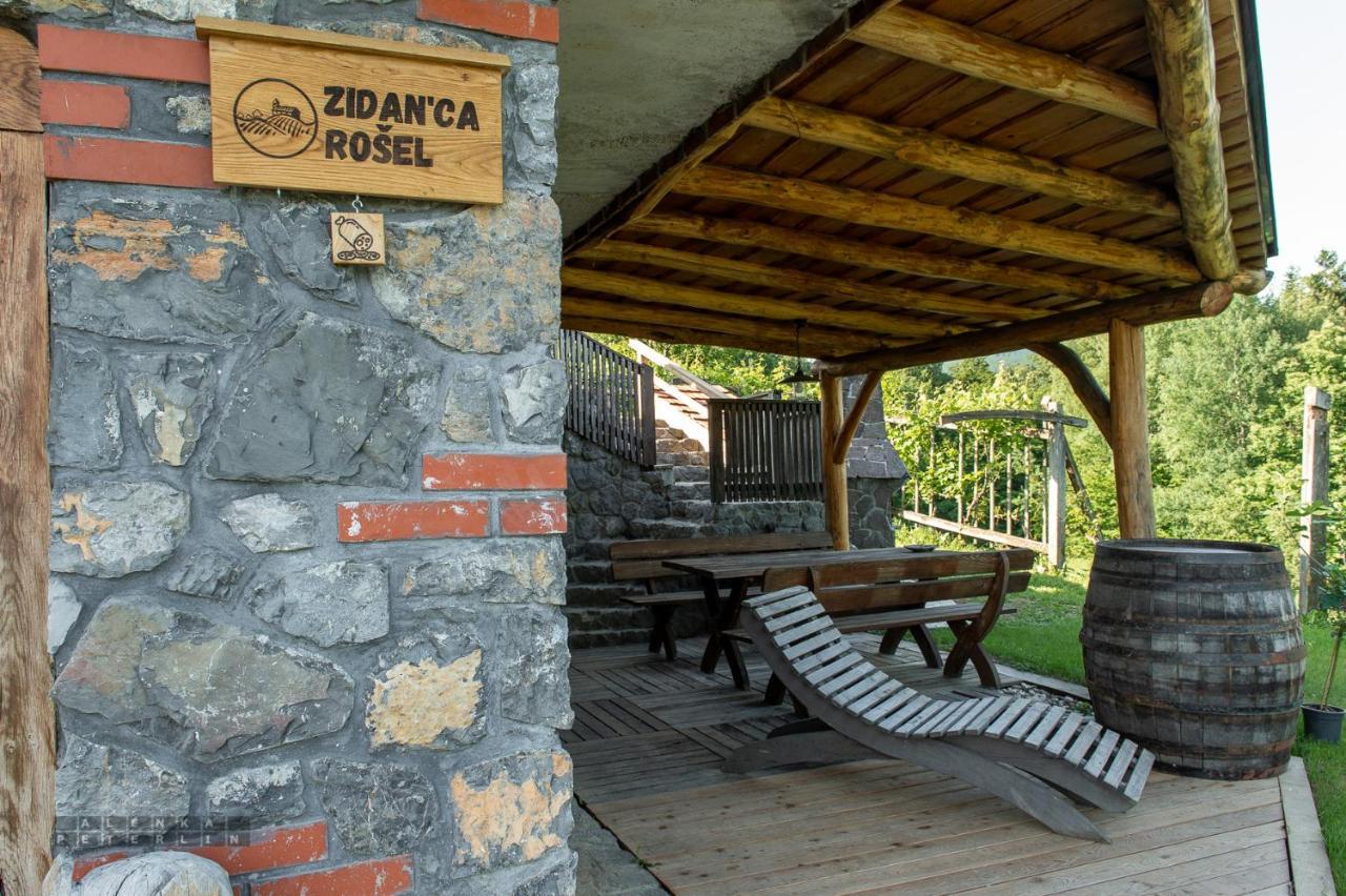 Ferienwohnung Zidan'Ca Rosel Dolenjske Toplice Exterior foto